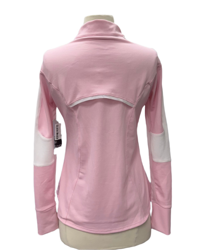 Lucky in Love Zip Pullover - Peony - Skorzie