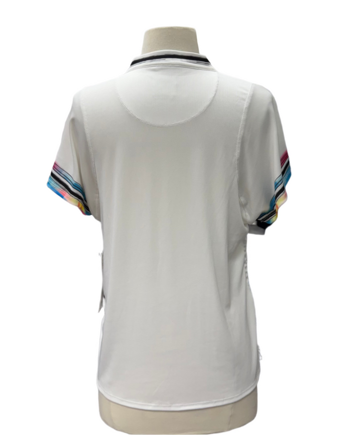 Lucky in Love Short Sleeve - White - Large - Skorzie