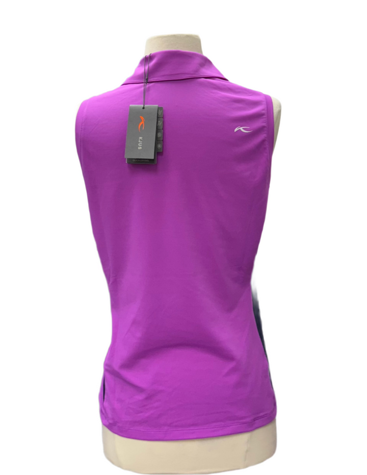 KJUS Eve Sleeveless Polo - Purple - Small - Skorzie