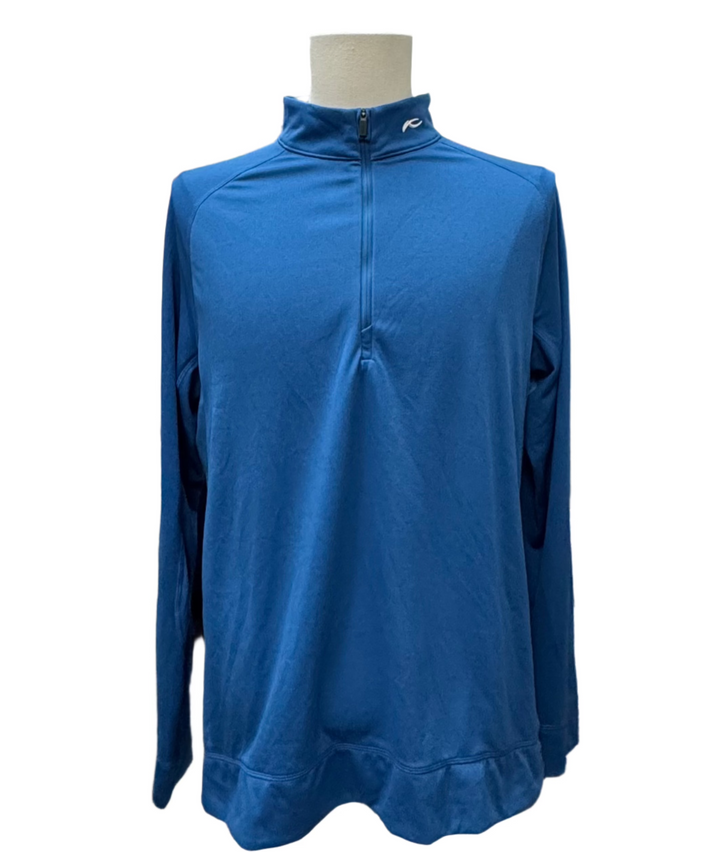 KJUS Men's Keano Half Zip - Blue - X-Large - Skorzie