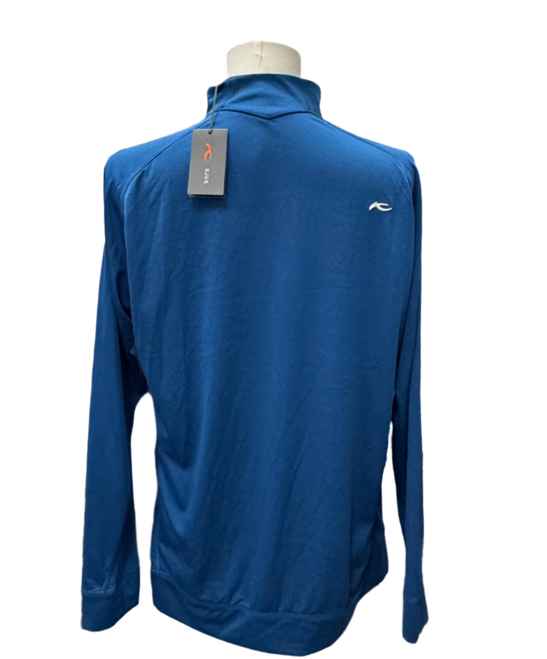 KJUS Men's Keano Half Zip - Blue - X-Large - Skorzie