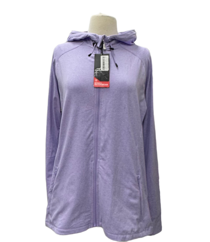 Sun Mountain Second Layer Hoodie - Lavender Heather - Large - Skorzie