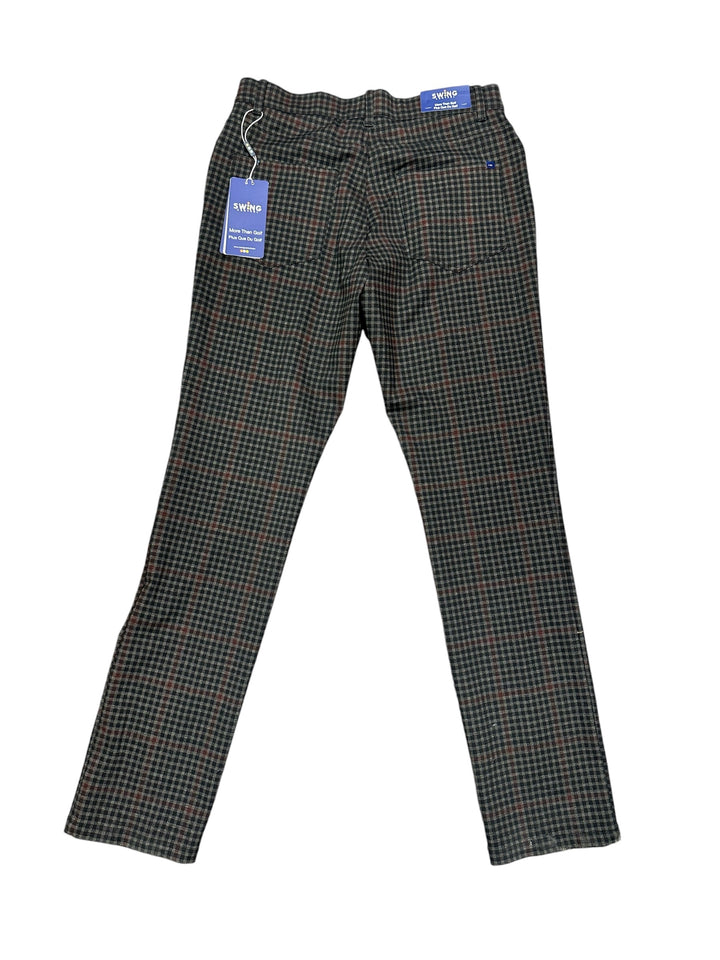 Swing Control Men's Pointe Golf Pant - Edward Plaid - 34