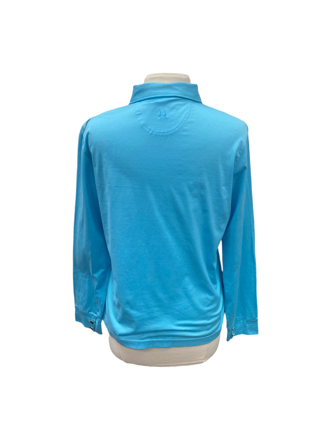 Greg Norman Quarter Button Down Long Sleeve - Teal - XL