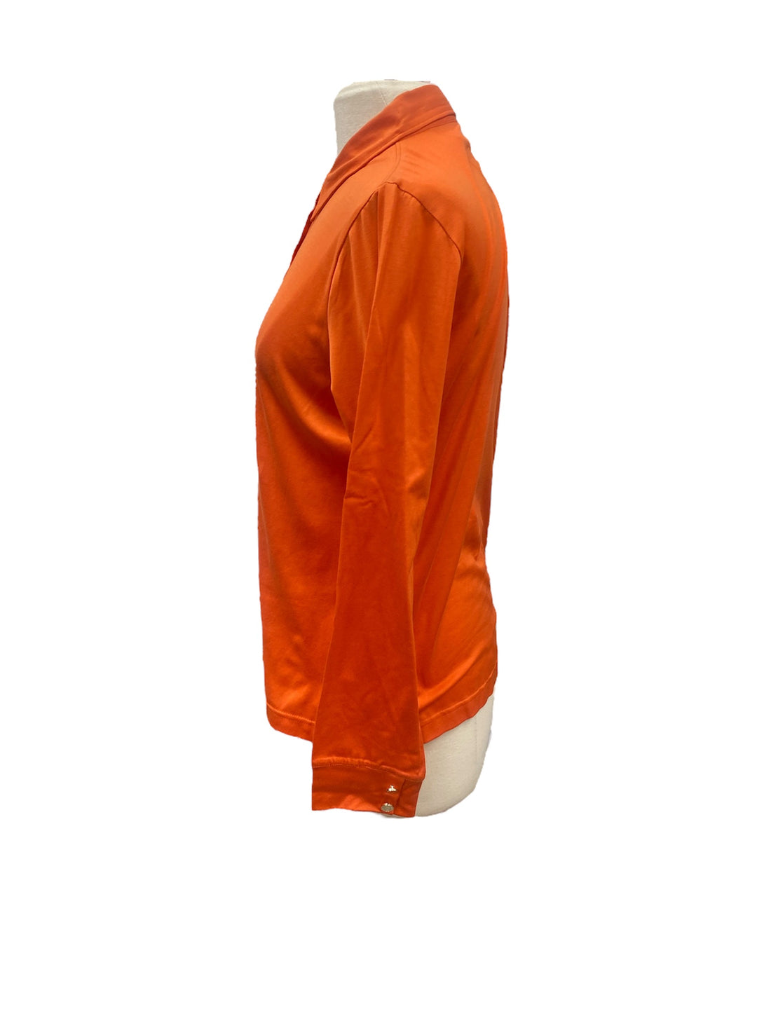 Greg Norman Quarter Button Down Long Sleeve - Orange- XL