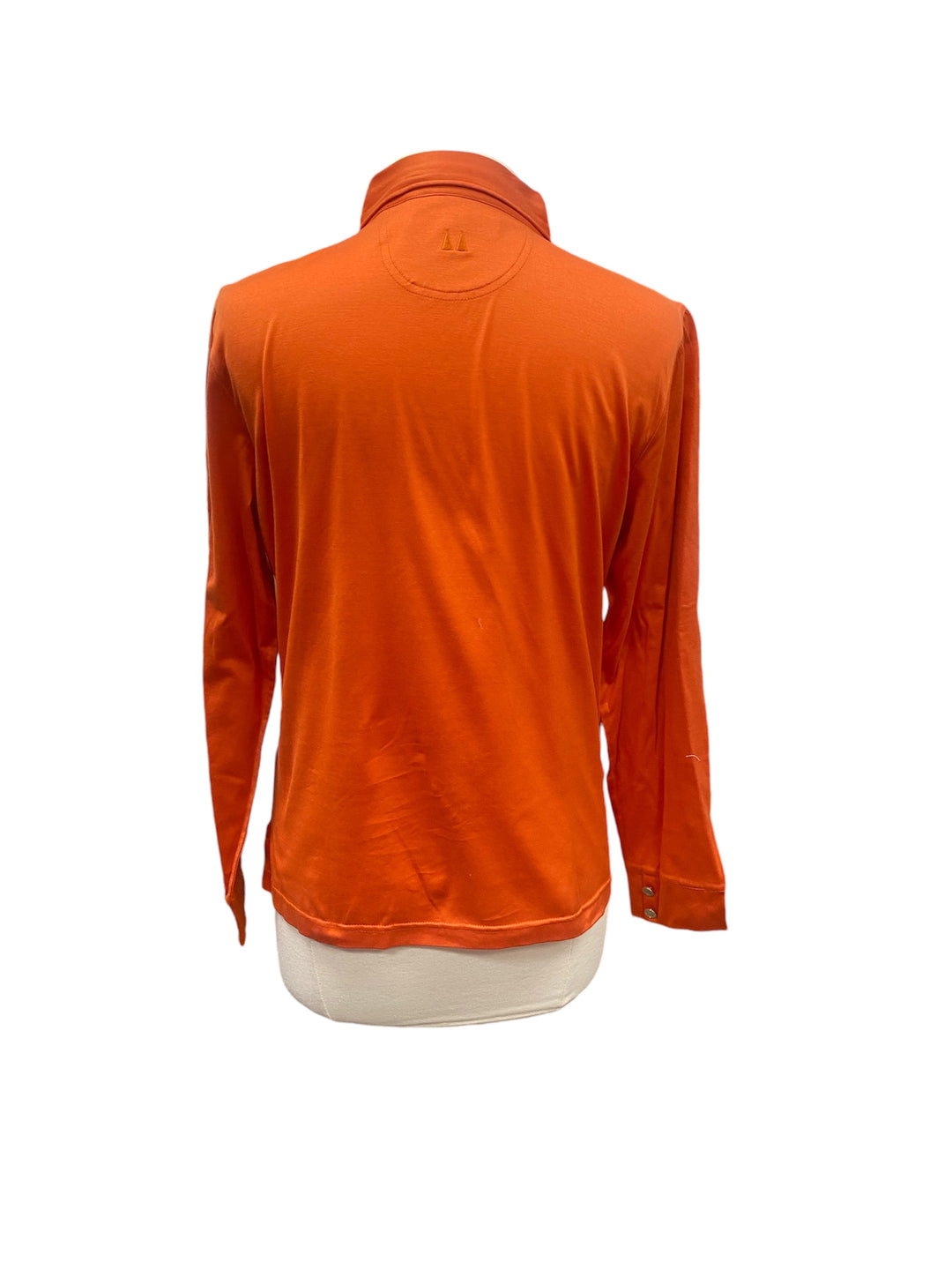 Greg Norman Quarter Button Down Long Sleeve - Orange- XL