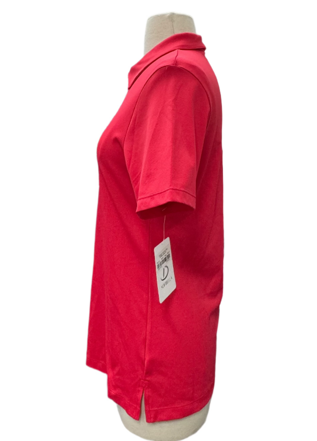 Sofibella Short Sleeve Polo - Red - Large - Skorzie