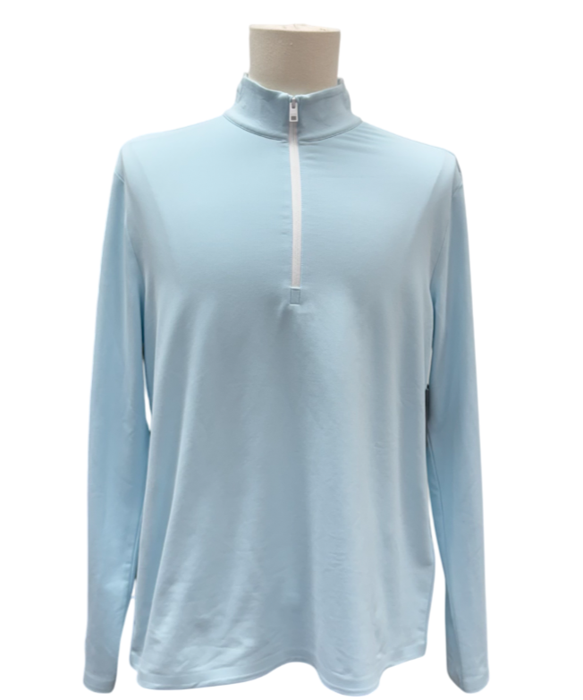 G/FORE Brushed Back Tech Quarter Zip - Daybreak - Medium - Skorzie
