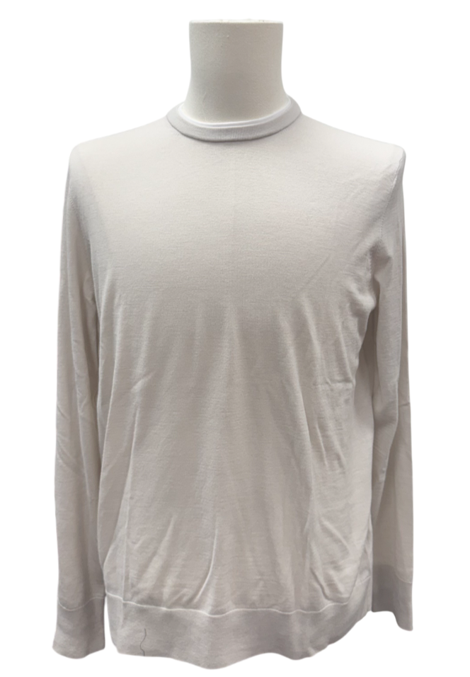 G/FORE Merino Wool Crewneck Sweater - Stone - Medium - Skorzie