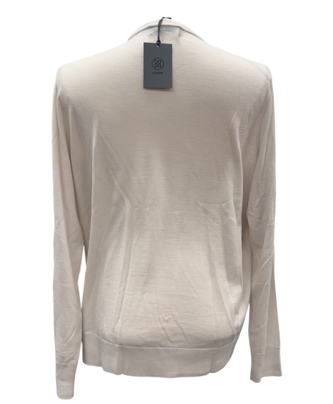G/FORE Merino Wool Crewneck Sweater - Stone - Medium - Skorzie