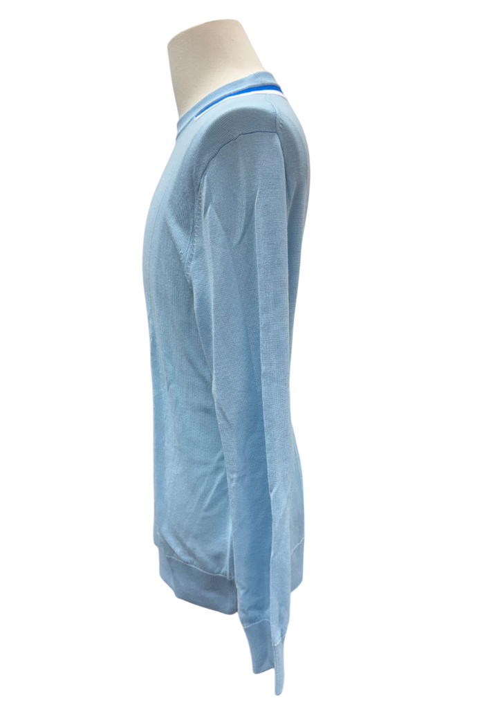 G/FORE Collar Striped Crewneck Sweater - Daybreak - Medium - Skorzie