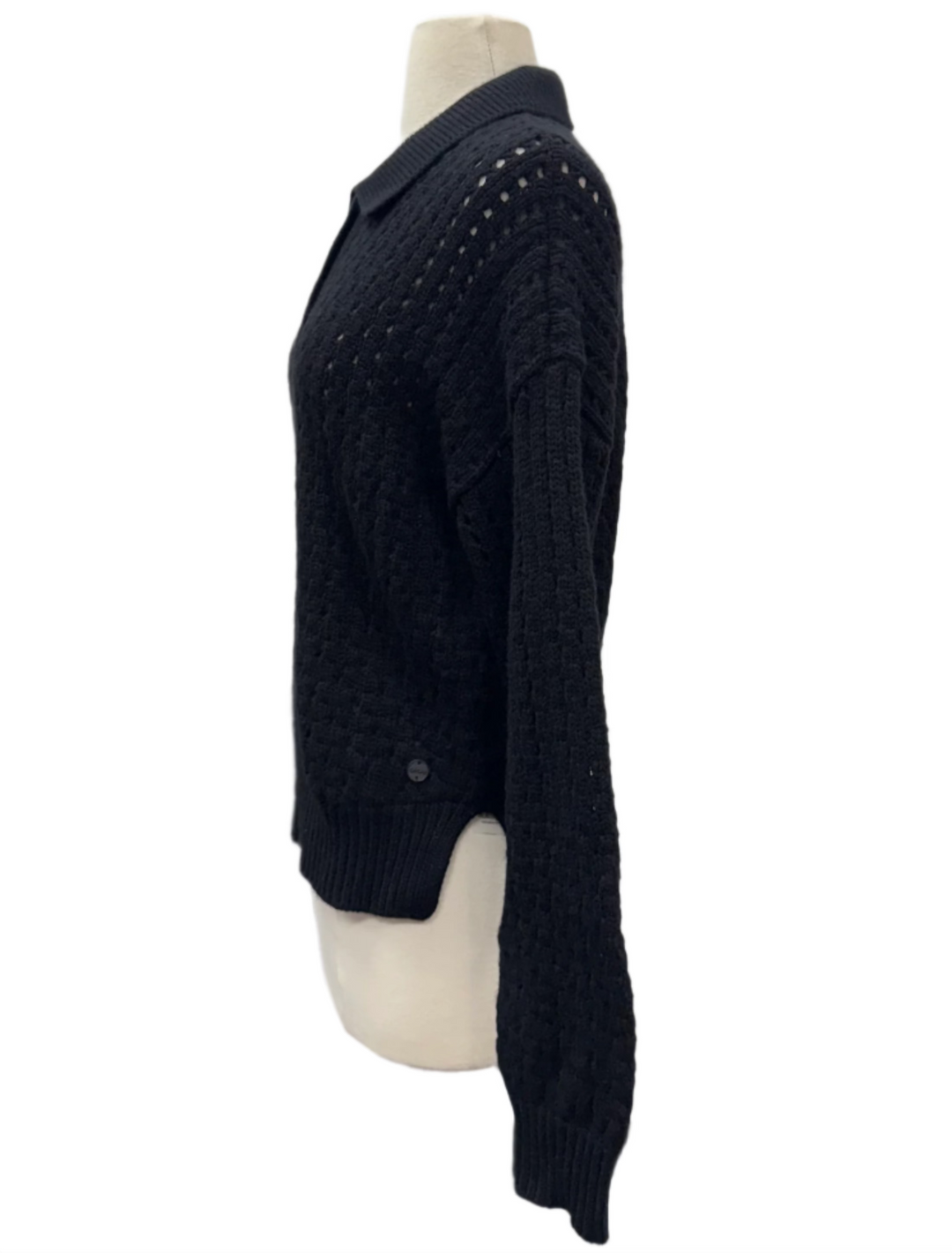 G/FORE Luxe Knit Sweater - Onyx - Small - Skorzie