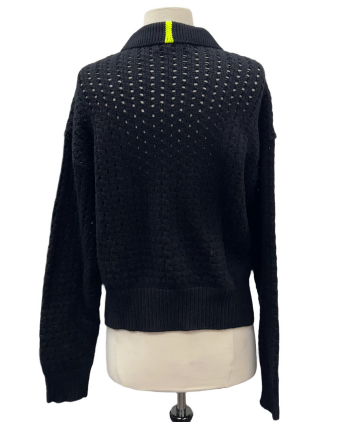 G/FORE Luxe Knit Sweater - Onyx - Small - Skorzie