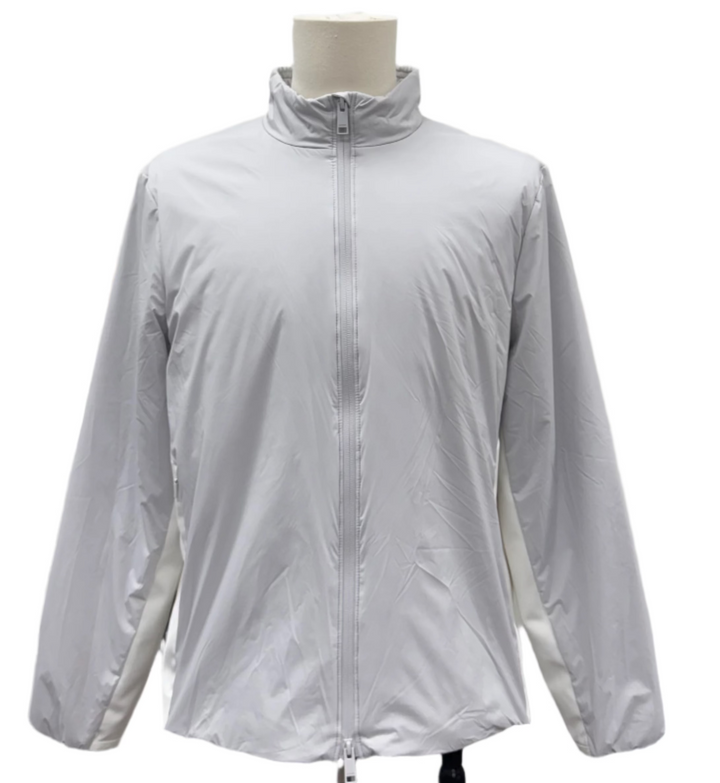 G/FORE Maverick Hybrid Stripe Stretch Jacket - Nimbus - Medium - Skorzie