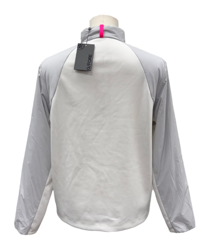 G/FORE Maverick Hybrid Stripe Stretch Jacket - Nimbus - Medium - Skorzie