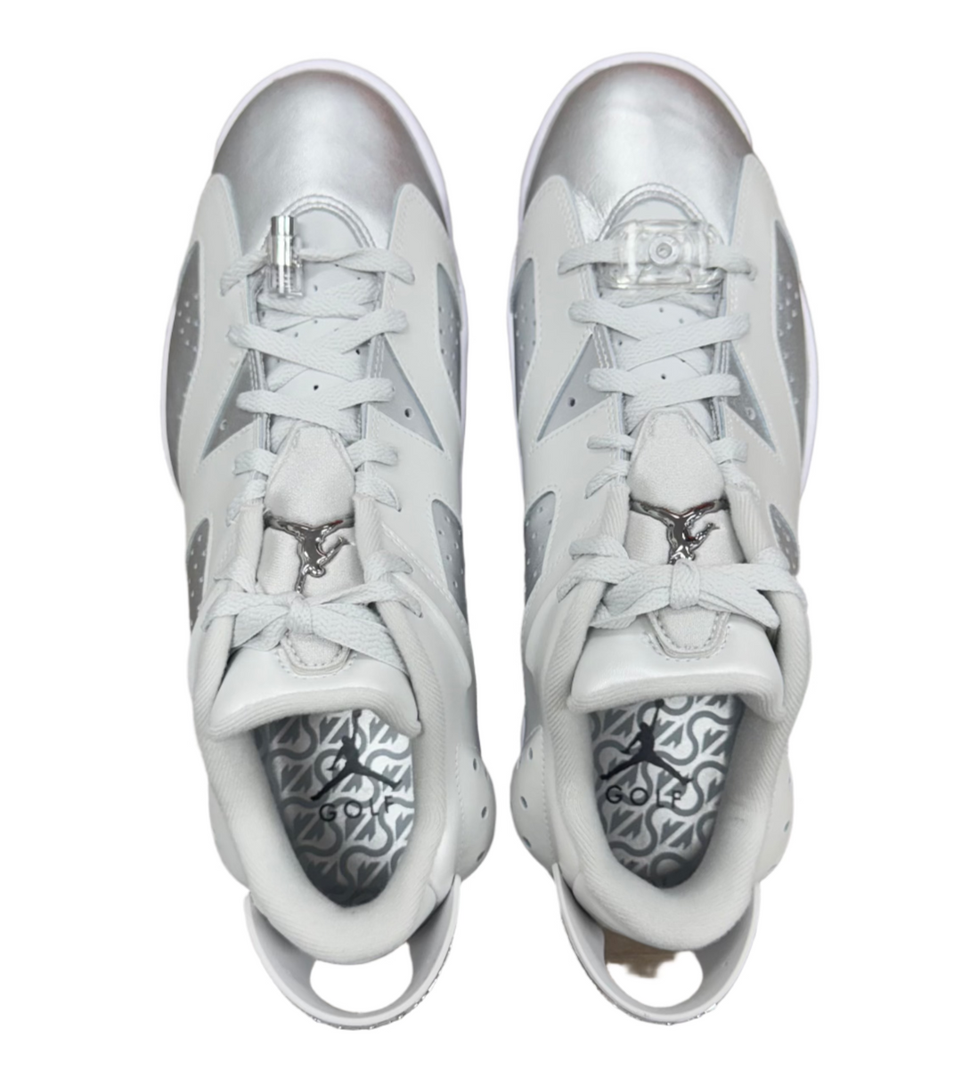 Nike Men's Jordan Retro 6 G NRG Golf Shoes - Photo Dust/Metallic Silver - Skorzie