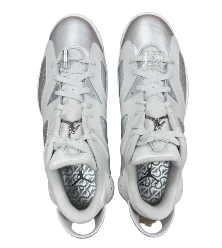 Nike Men's Jordan Retro 6 G NRG Golf Shoes - Photo Dust/Metallic Silver - Skorzie