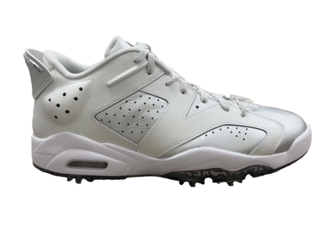 Nike Men's Jordan Retro 6 G NRG Golf Shoes - Photo Dust/Metallic Silver - Skorzie