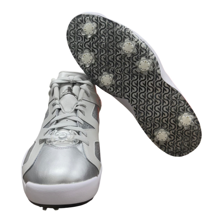 Nike Men's Jordan Retro 6 G NRG Golf Shoes - Photo Dust/Metallic Silver - Skorzie