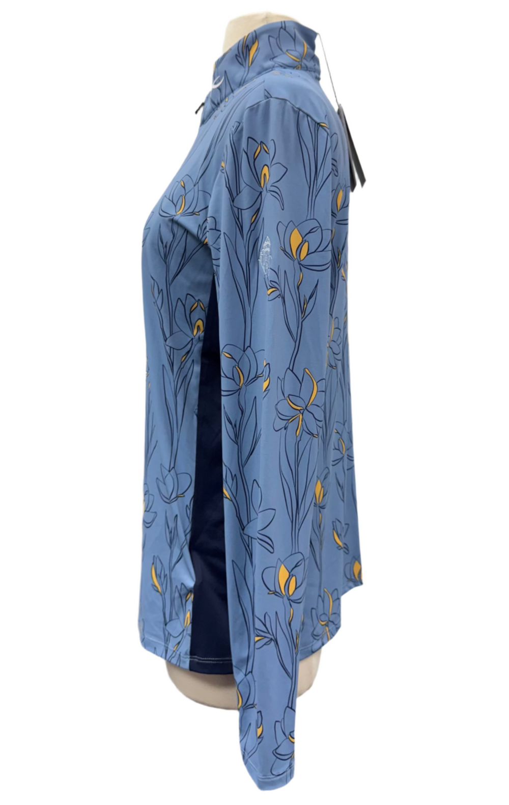 KJUS Sunshine Printed Half Zip - Blue - Large - Skorzie