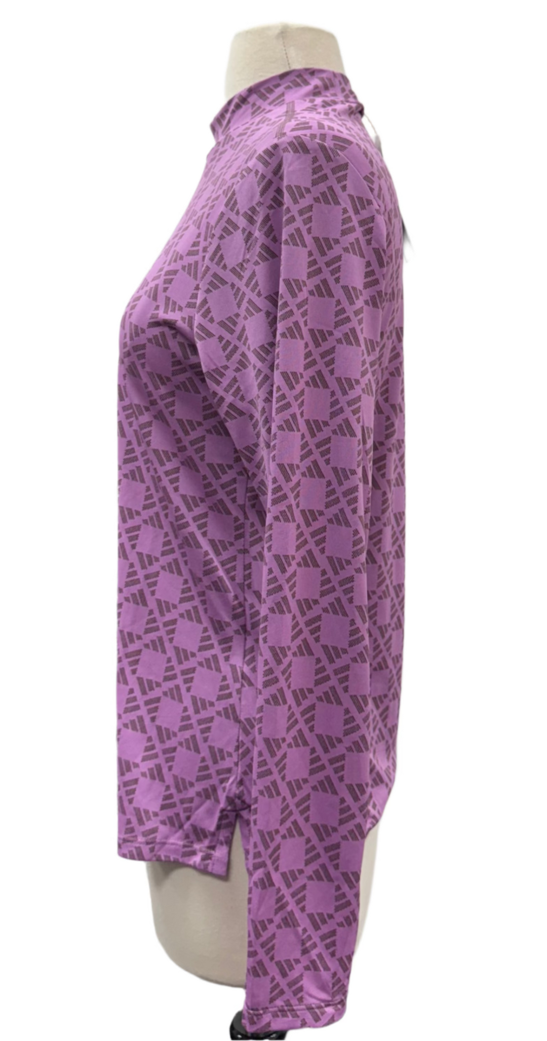 Adidas Printed Long Sleeve - Purple - Small - Skorzie