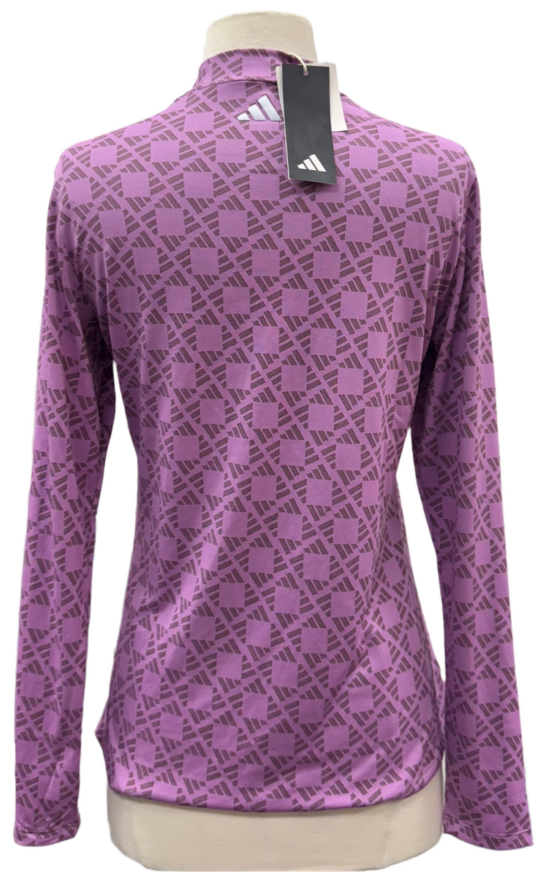 Adidas Printed Long Sleeve - Purple - Small - Skorzie