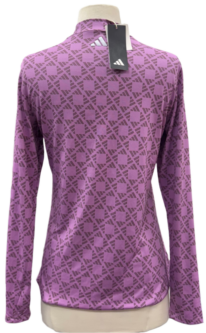 Adidas Printed Long Sleeve - Purple - Small - Skorzie