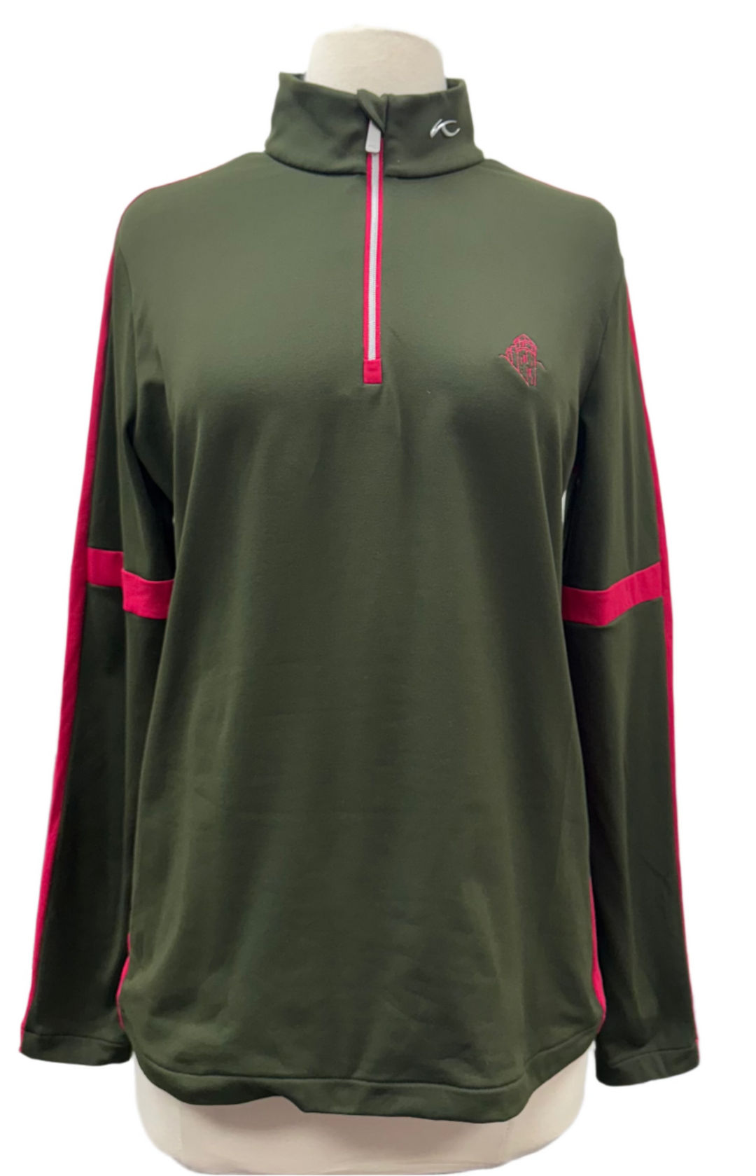 KJUS Race Midlayer Half Zip - Hunter Green - Skorzie