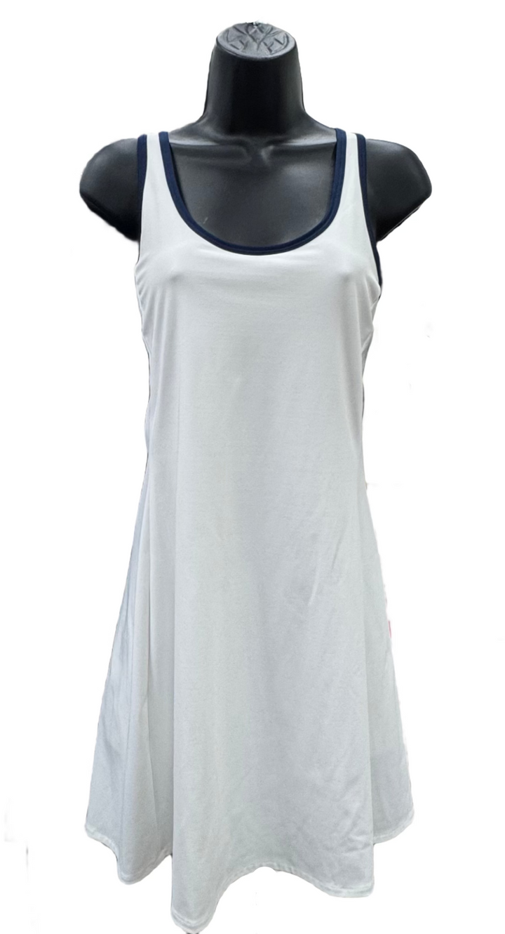 RLX By Ralph Lauren Criss-Cross Tennis Dress - White - Skorzie