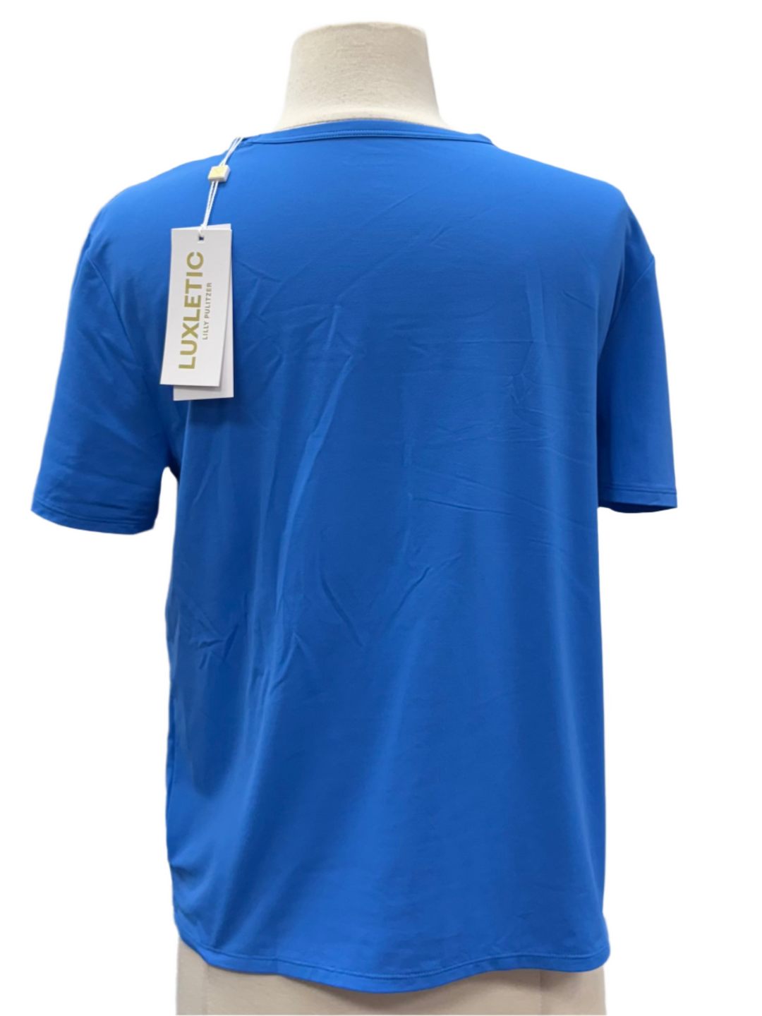 Lilly Pulitzer Luxletic Rally Active Tee - Morelle Blue - Skorzie