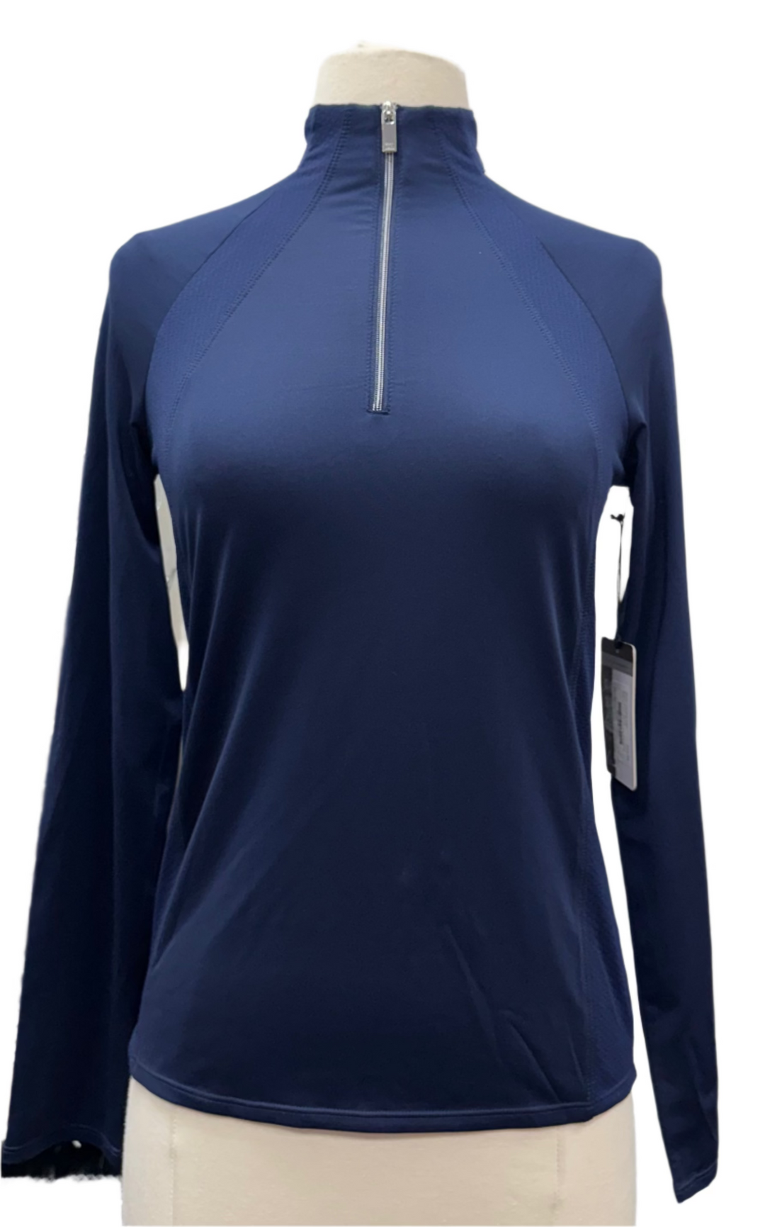 Tail Imelda Zip Long Sleeve Top - Navy Blue - X-Small - Skorzie