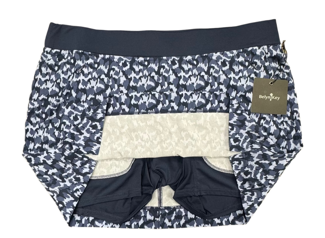 Belyn Key City Skort 14.5" - Marble Blue - X-Large - Skorzie