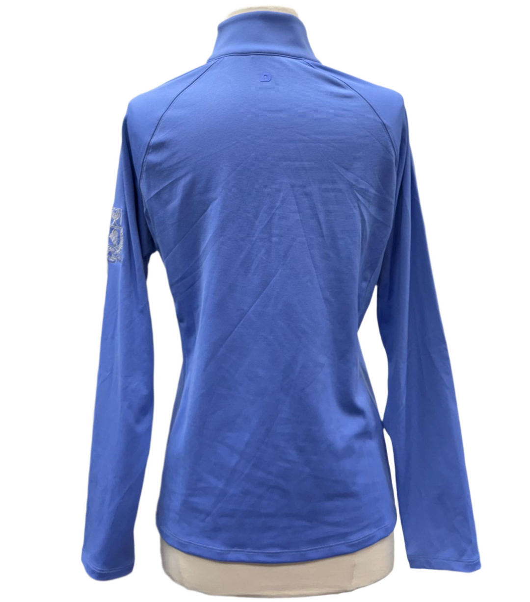 Dunning Golf Women's Player Jersey Performance Quarter Zip - Jewel - Medium - Skorzie