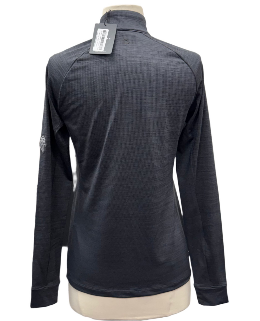 Dunning Golf Skylar Jersey Performance Full-Zip Jacket - Black Heather - Skorzie