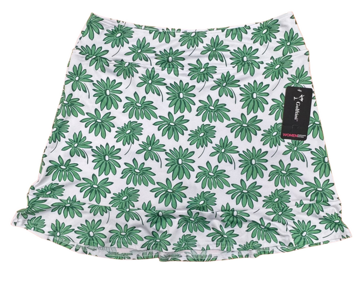 Golftini Girl Power Skort - Green/White - X-Large - Skorzie