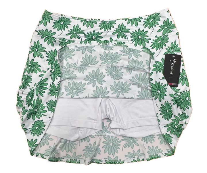 Golftini Girl Power Skort - Green/White - X-Large - Skorzie