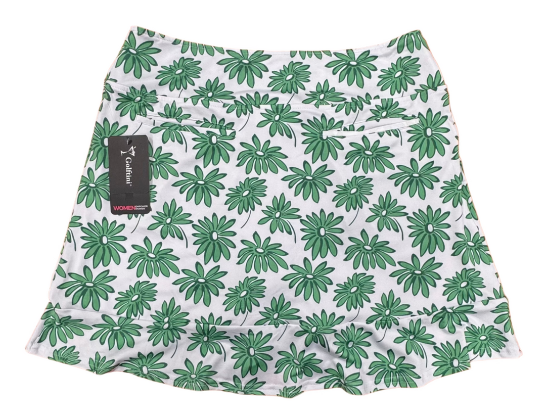 Golftini Girl Power Skort - Green/White - X-Large - Skorzie