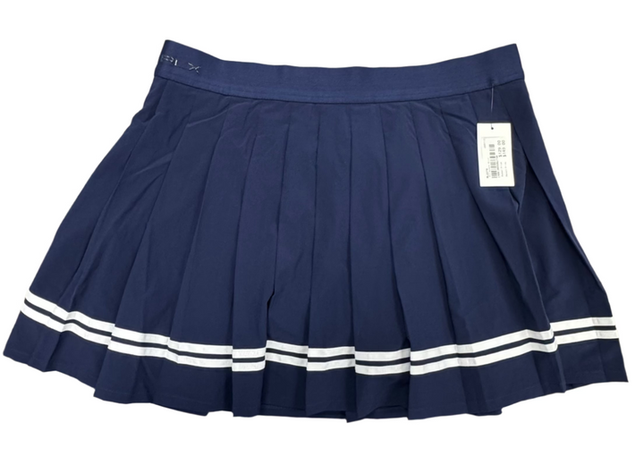 RLX High Waisted Pleated Skort - Navy - X-Large - Skorzie