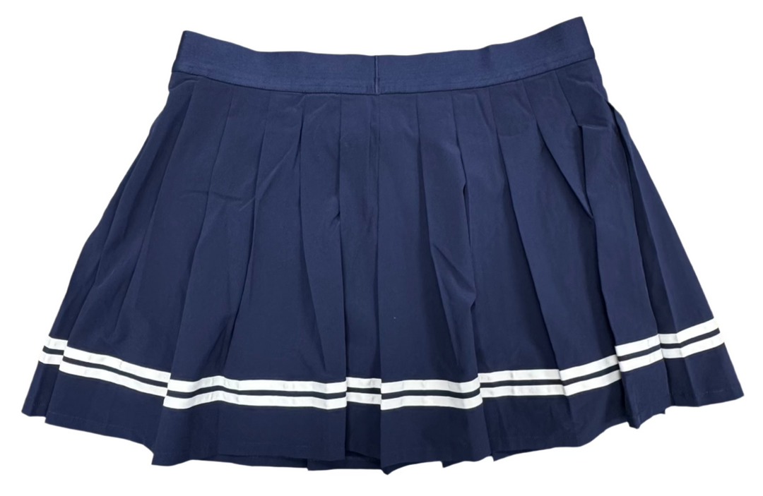 RLX High Waisted Pleated Skort - Navy - X-Large - Skorzie