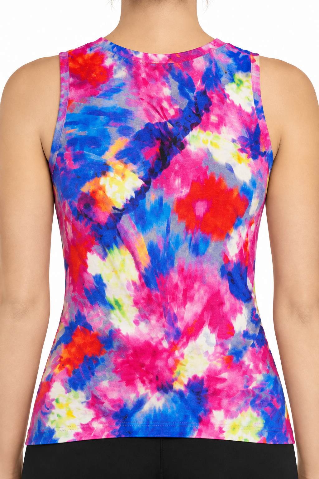 Pickletini Women's Pickleball Tank Shay Knot Blurred Floral (FINAL SALE ITEM)