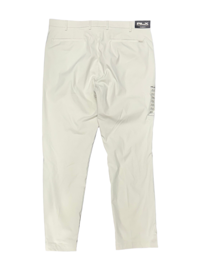 RLX Men's Tailored Fit Performance Pant - Basic Sand - 38x32 - Skorzie