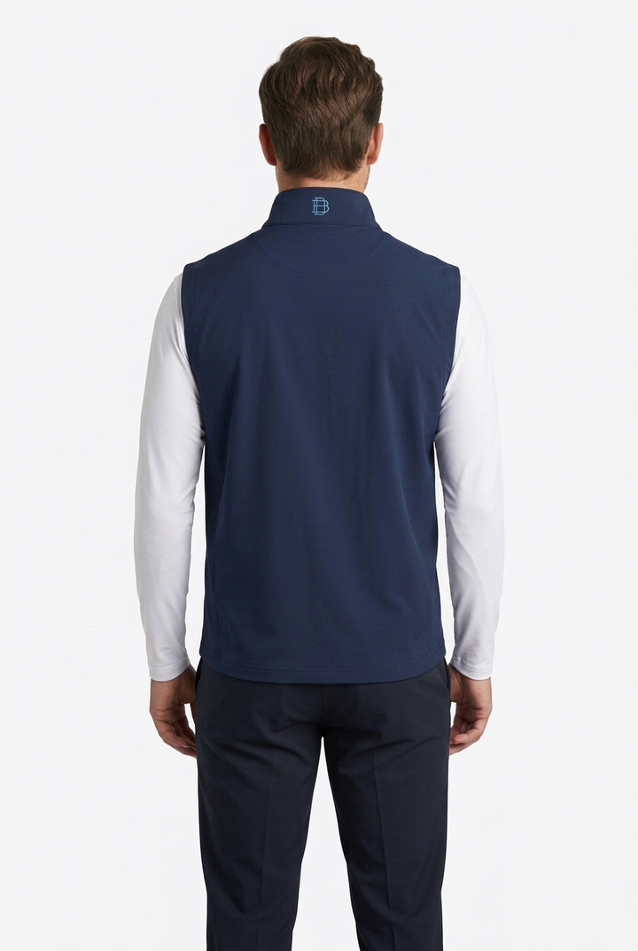 B Draddy Mens Everyday Zip Vest - Nauti Navy - Skorzie