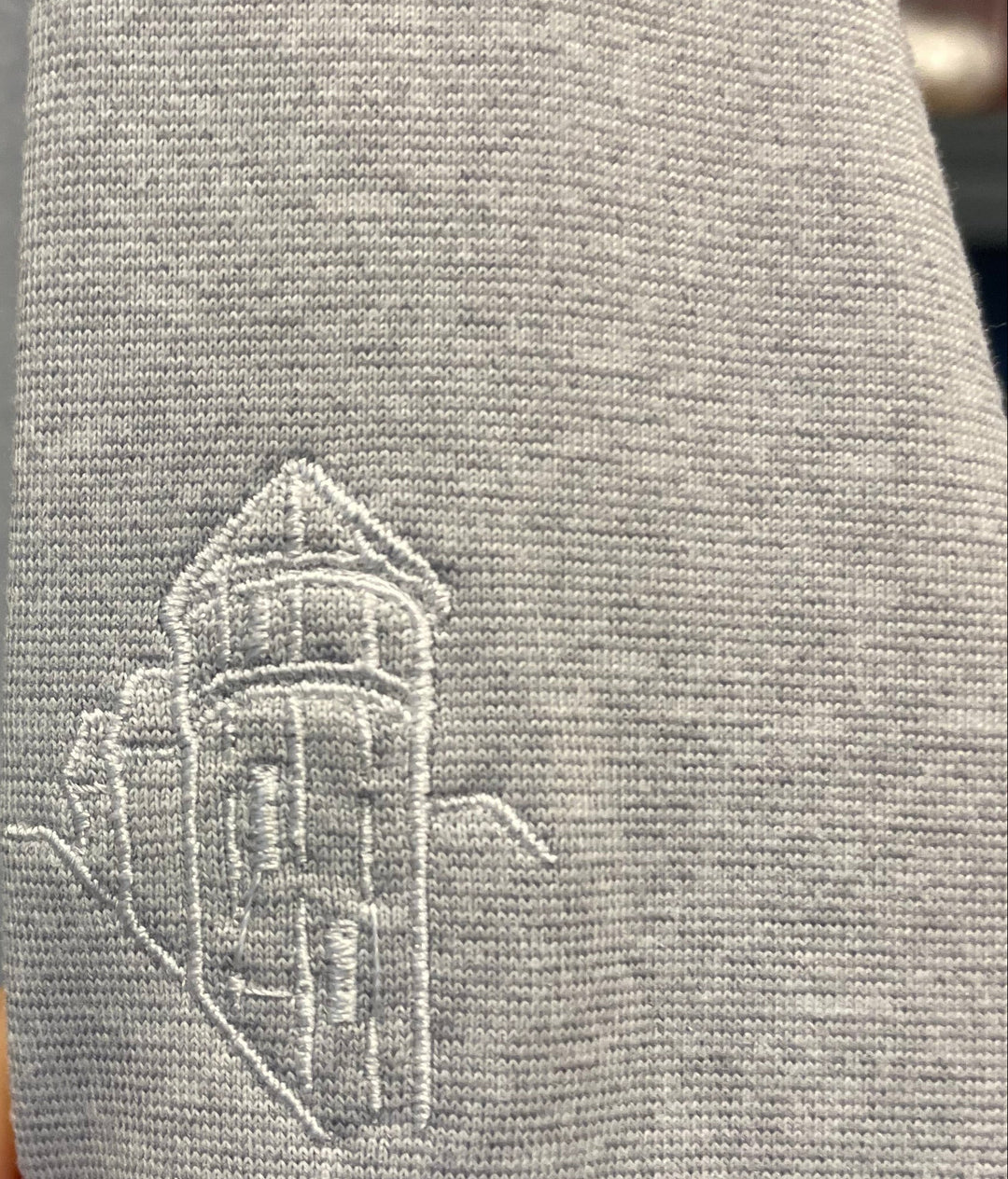 Zero Restriction Mens Long Sleeve Ellie Zip Mock Hoodie  - Silver - Skorzie