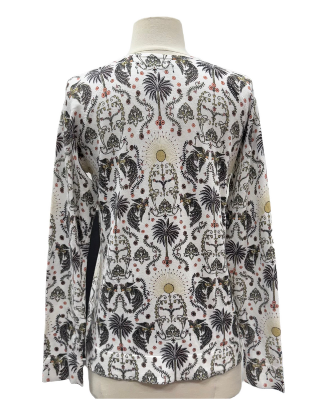 Kastel Denmark Regal Palm Crewneck Sweater - White - Skorzie