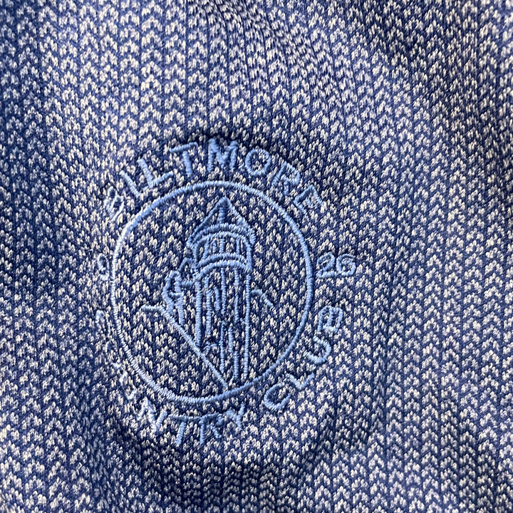 Donald Ross Mens Long Sleeve Teague Zip Pullover - Navy - Skorzie