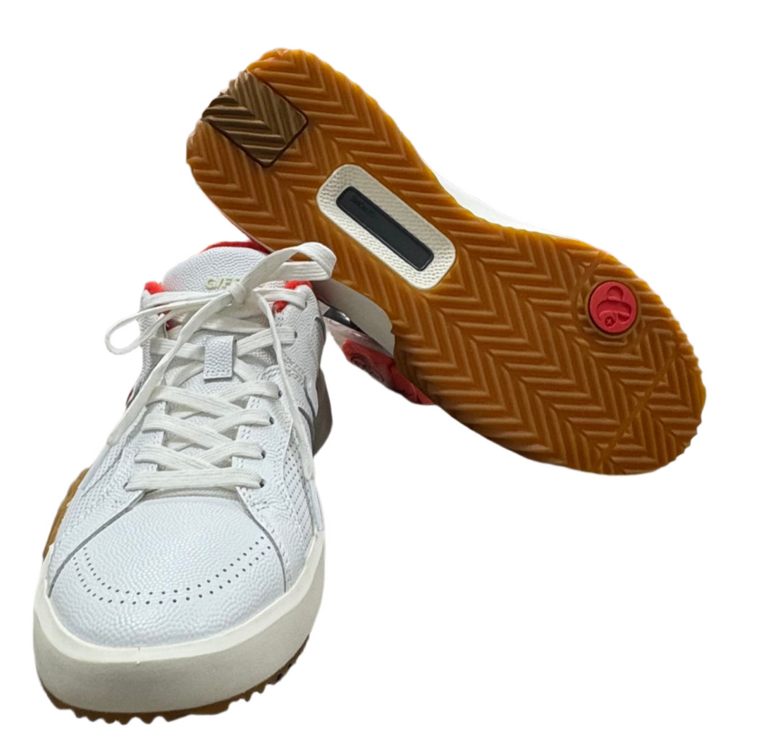 G/FORE Men's G.112 Leather Street Shoe - Dune/Red/Gum - Size 9 - Skorzie