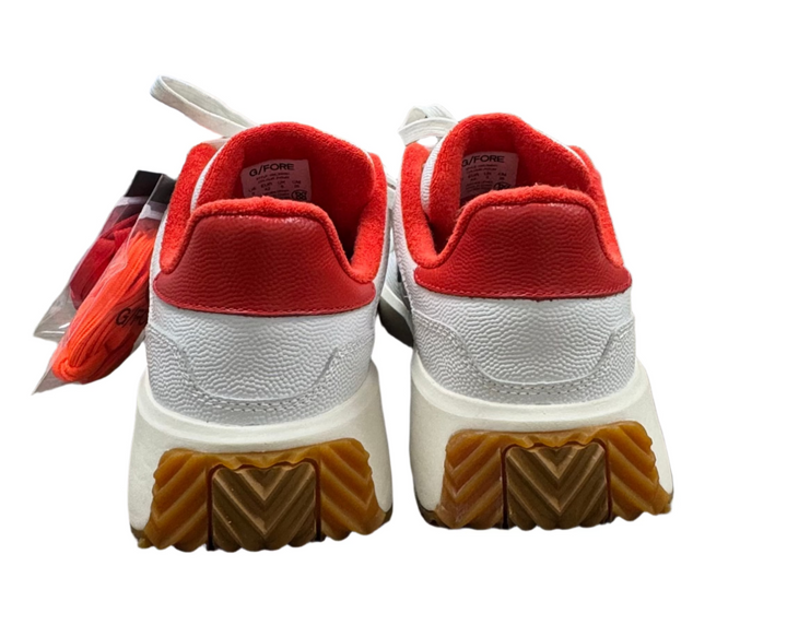 G/FORE Men's G.112 Leather Street Shoe - Dune/Red/Gum - Size 9 - Skorzie