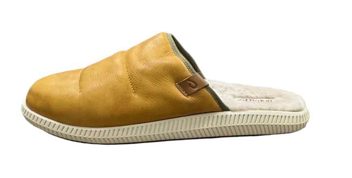 OluKai Men's Mua ‘Ili  Slippers - Golden Sand/Bone - Skorzie