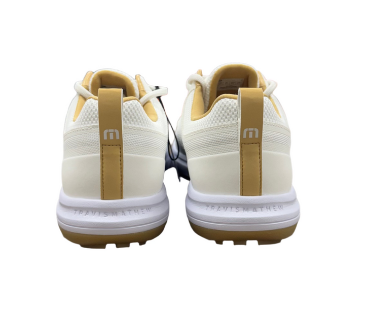 Travis Mathew Men's The Daily Pro Hybrid Shoe - White/Gum - Skorzie