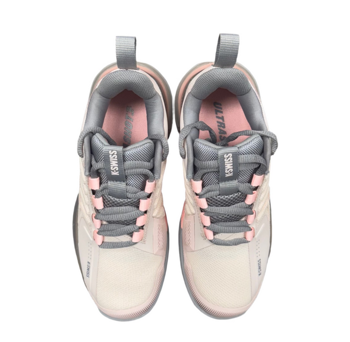 K-Swiss Women's Ultrashot 3 Shoe - Morganite/Satellite/Pale Neon Pink - Skorzie